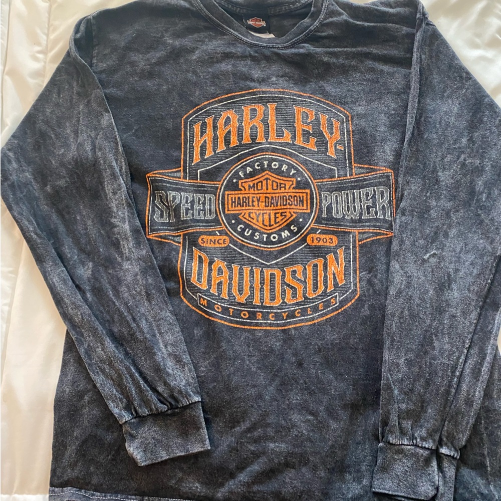 Vintage Harley Davidson, long sleeve, T-shirt, size medium